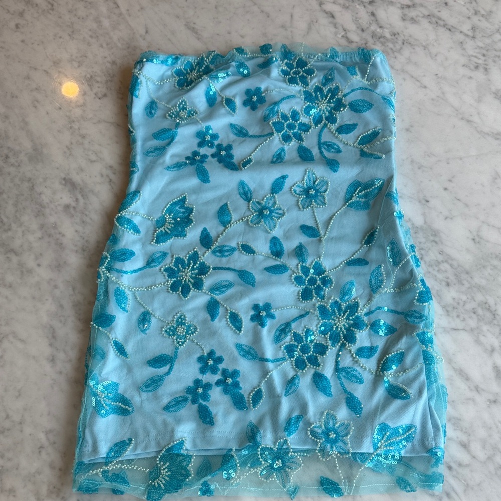 Strapless Mini Dress